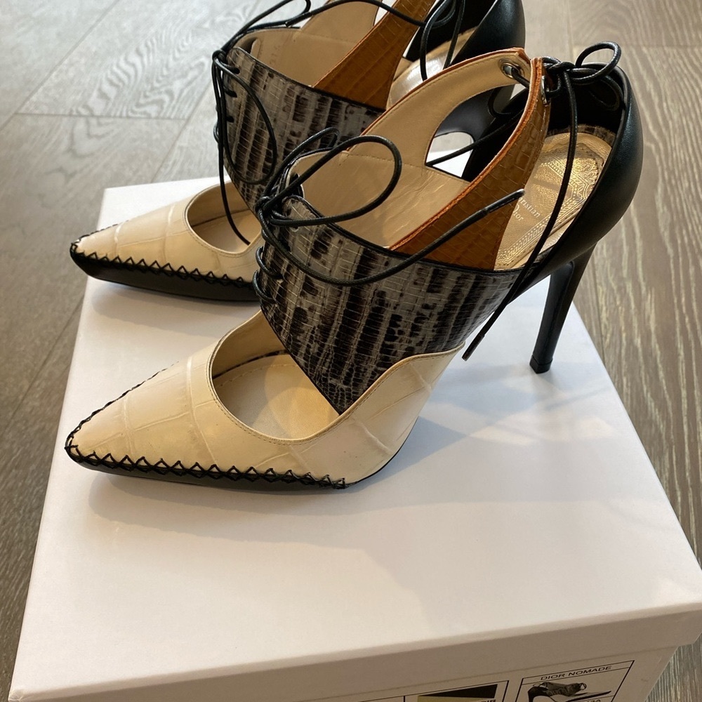 Christian Dior leather heels 37.5